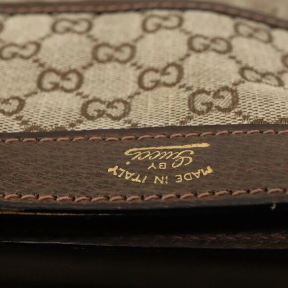 GUCCI GG Canvas Web Sherry Line Garment Cover Beige Red Green Auth 143581 - Picture 10 of 16